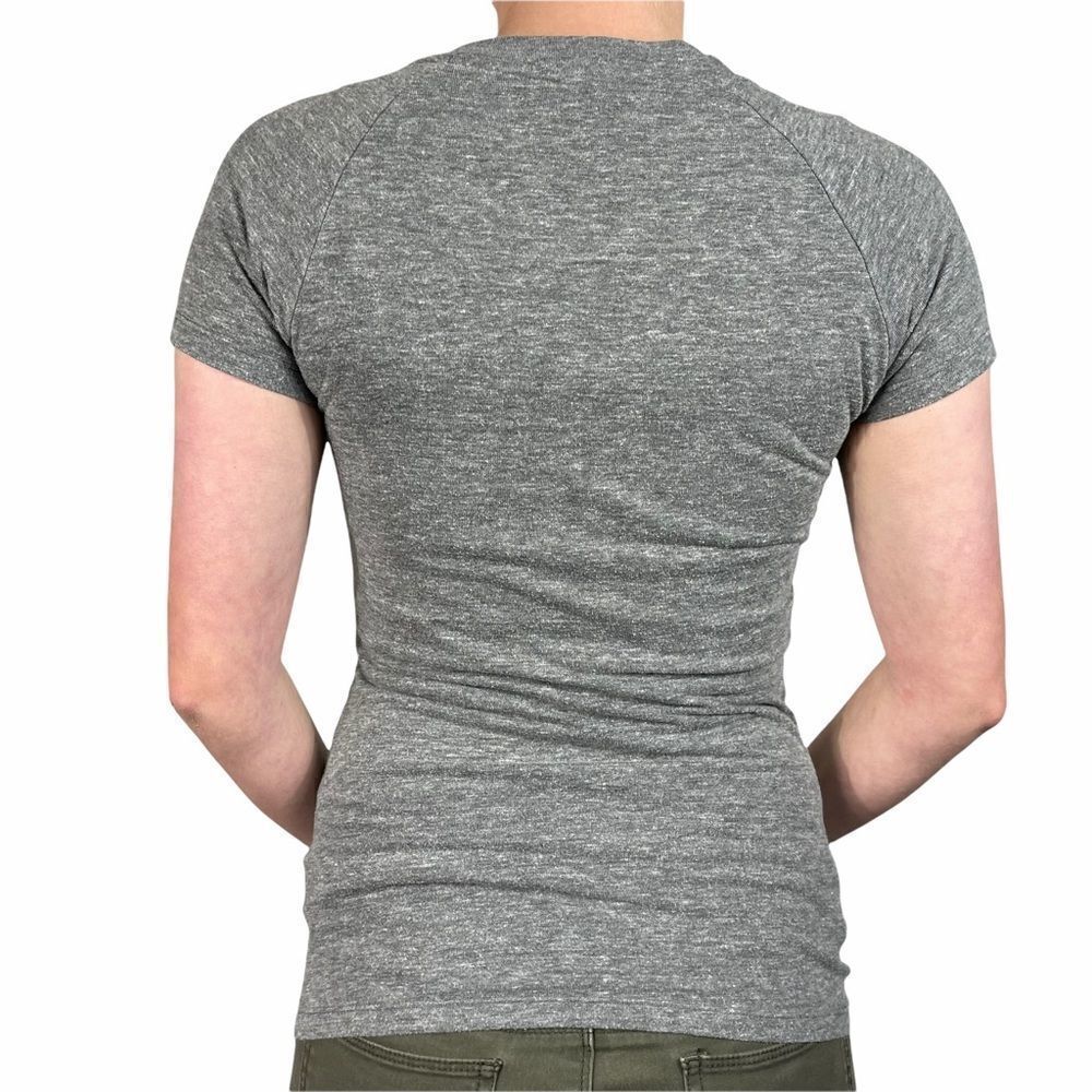 adidas grey v neck eastern conference t shirt - Picture 3 of 6